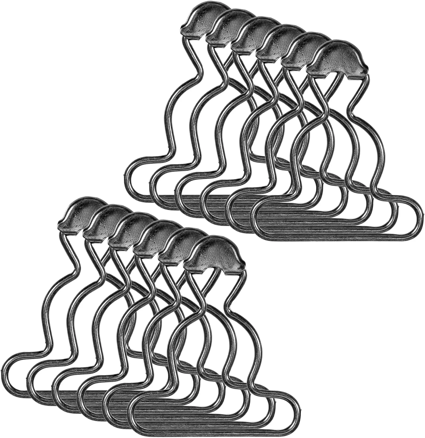 12Pcs Suspender Clips Dungaree Overall Buckles Matal Overall Clasp Replacement 1.5 Inch Overall Clips