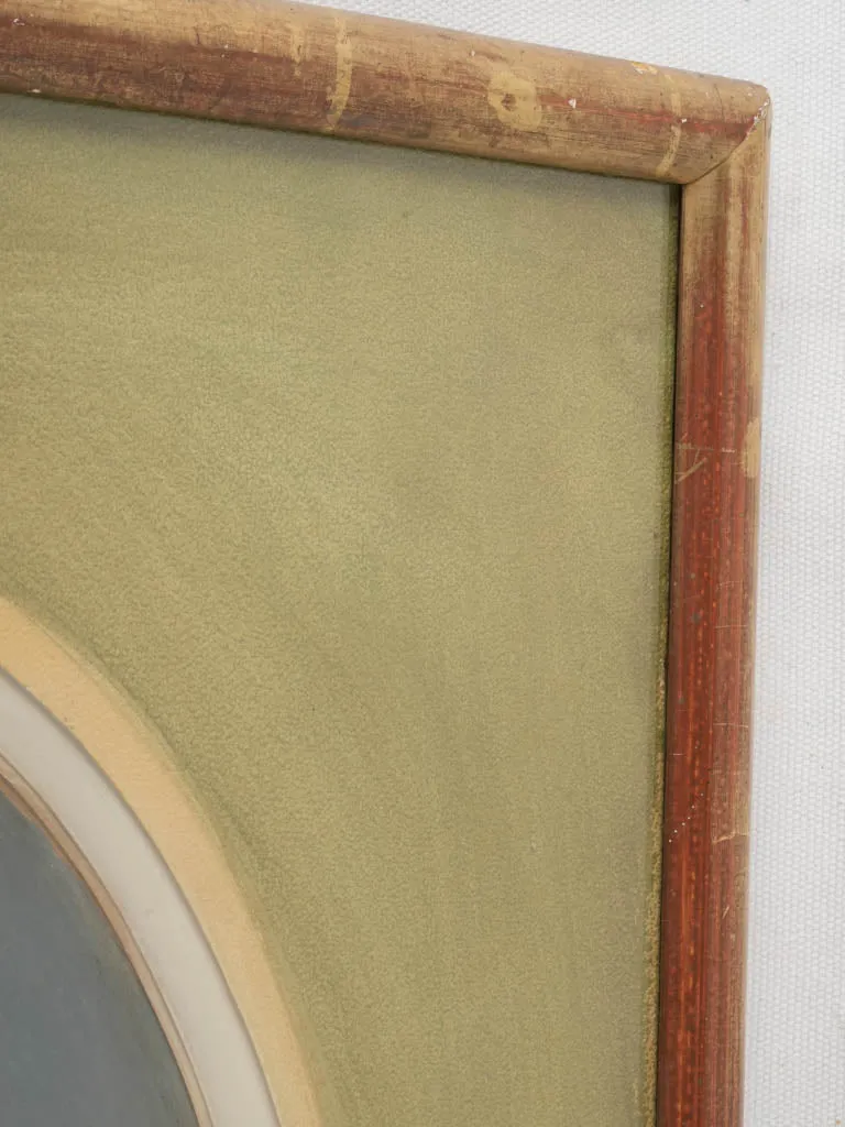 18th-century Asparagus Still Life in  Original Gilded Frame - Glacis 23¾" x 20"