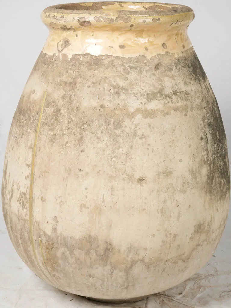 18th Century Biot Jar w/ yellow glaze 39"