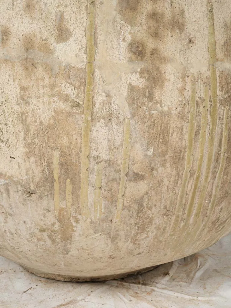 18th Century Biot Jar w/ yellow glaze 39"