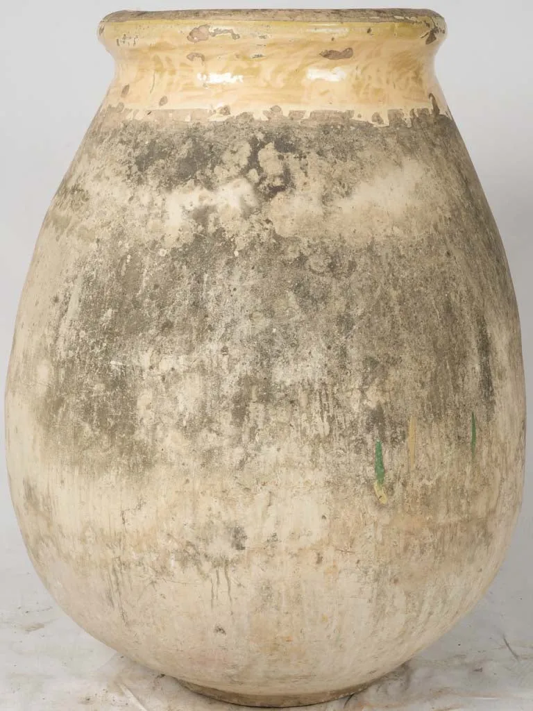 18th Century Biot Jar w/ yellow glaze 39"