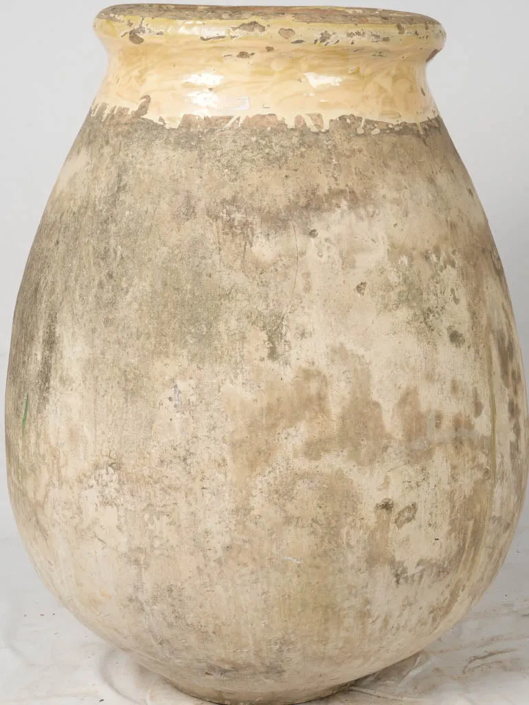 18th Century Biot Jar w/ yellow glaze 39"