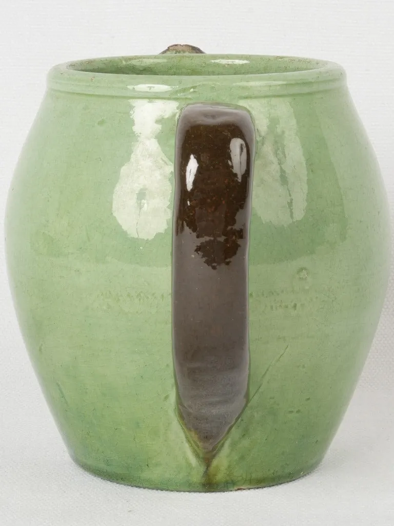 1950s Green Dieulefit Water Pitcher 5"