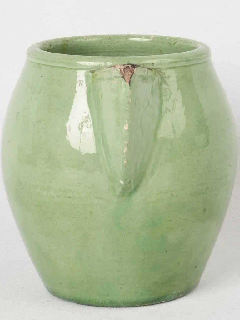 1950s Green Dieulefit Water Pitcher 5"