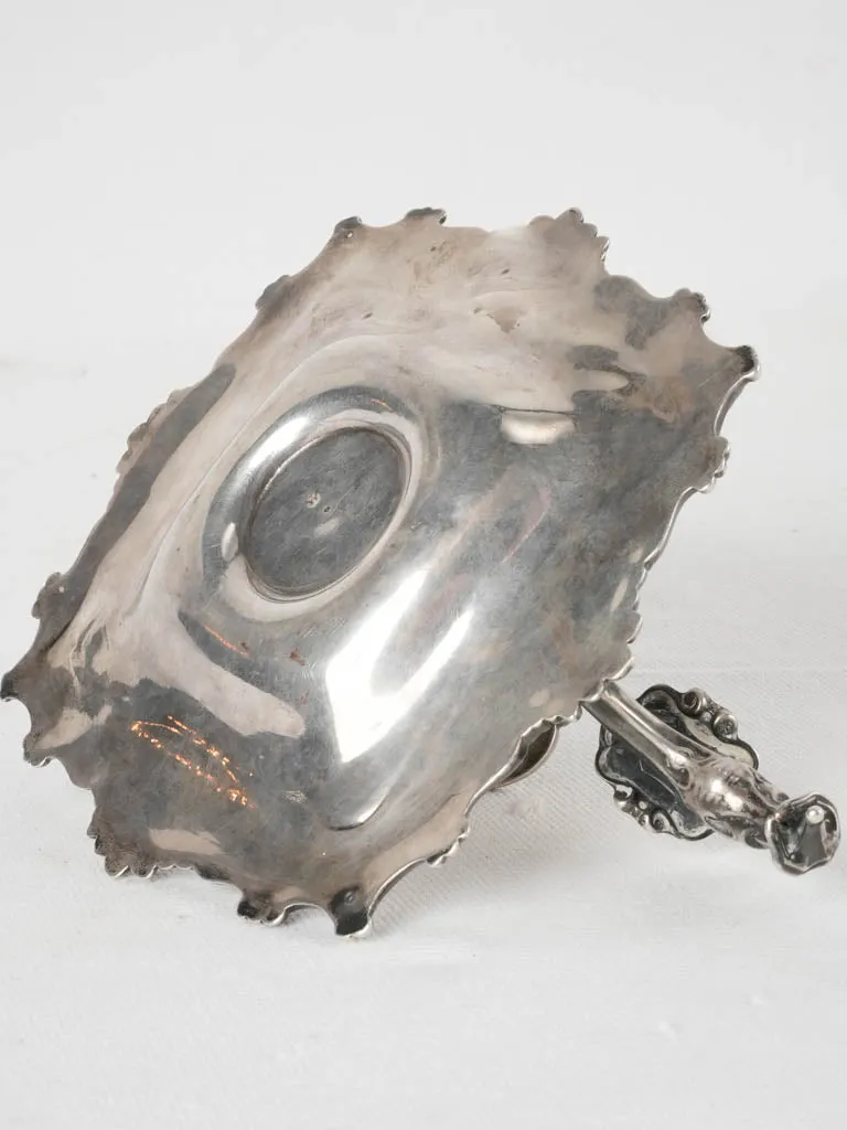 19th century silver candle holder 6¼"