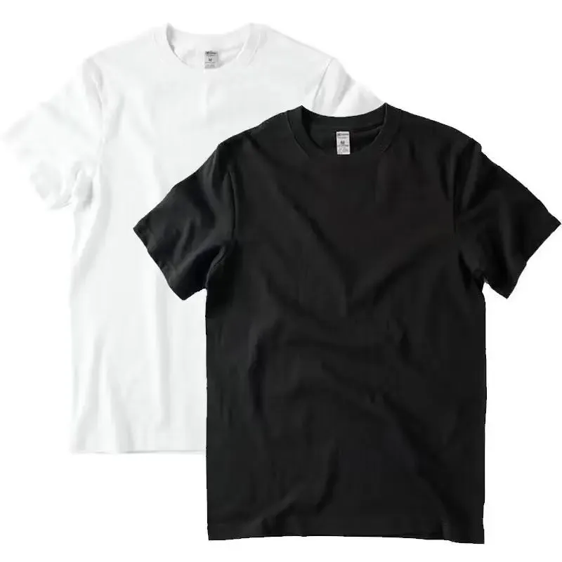 2pcs Short Sleeved Basic T Shirt-Solid O Neck Cotton Top