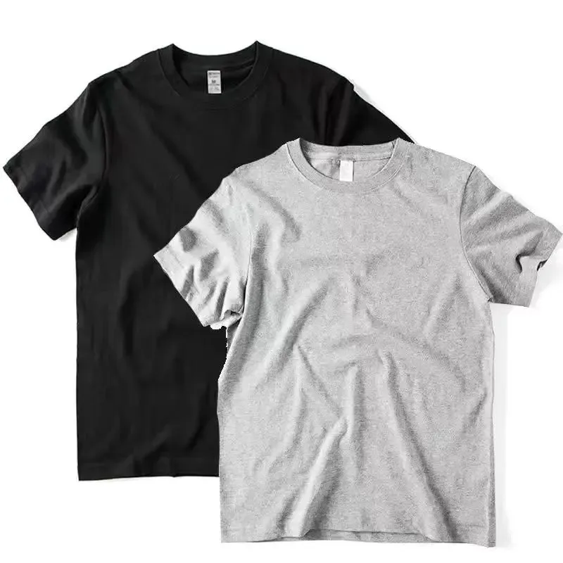 2pcs Short Sleeved Basic T Shirt-Solid O Neck Cotton Top