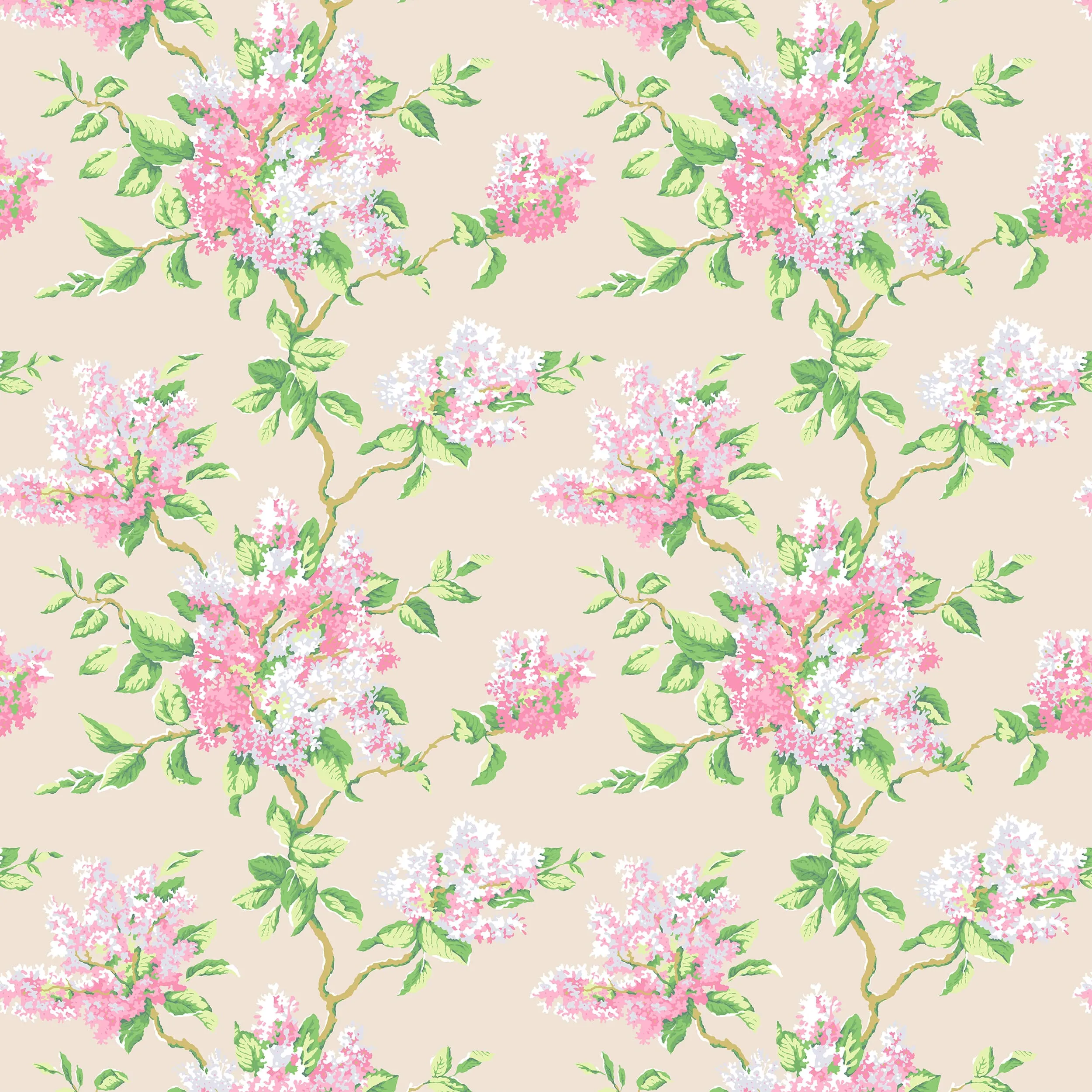 7583-7 Lilacs by Stout Fabric