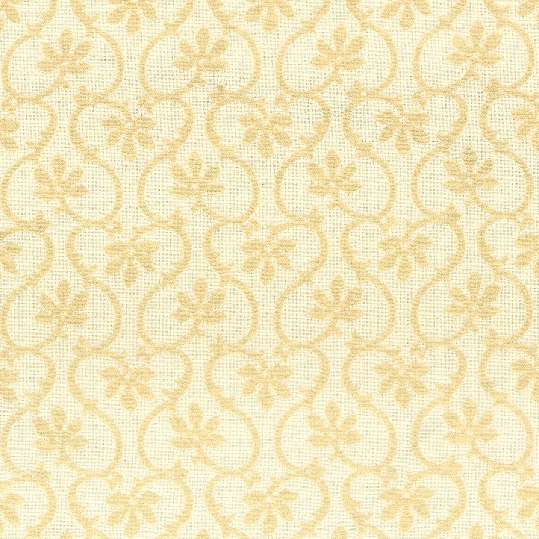 7615-03 Floral Scroll by Stout Fabric