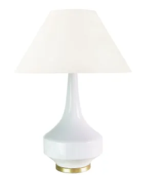 Andrea Table Lamp, White