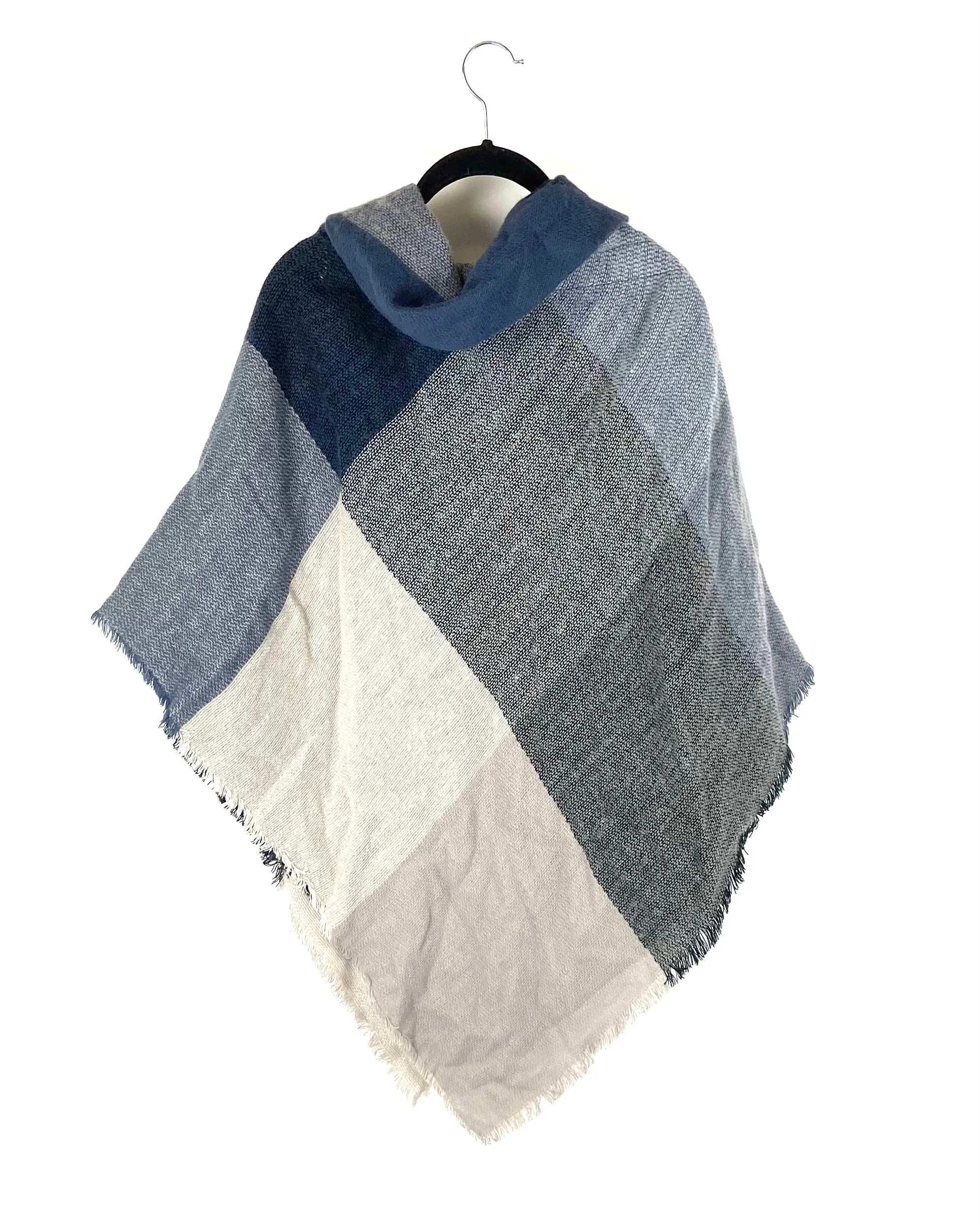 Apt.9 Kohl's Multi-Colored Flannel Poncho - Small