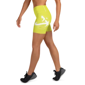 Athletic Apparatus Starship White logo White stitch Yoga Shorts