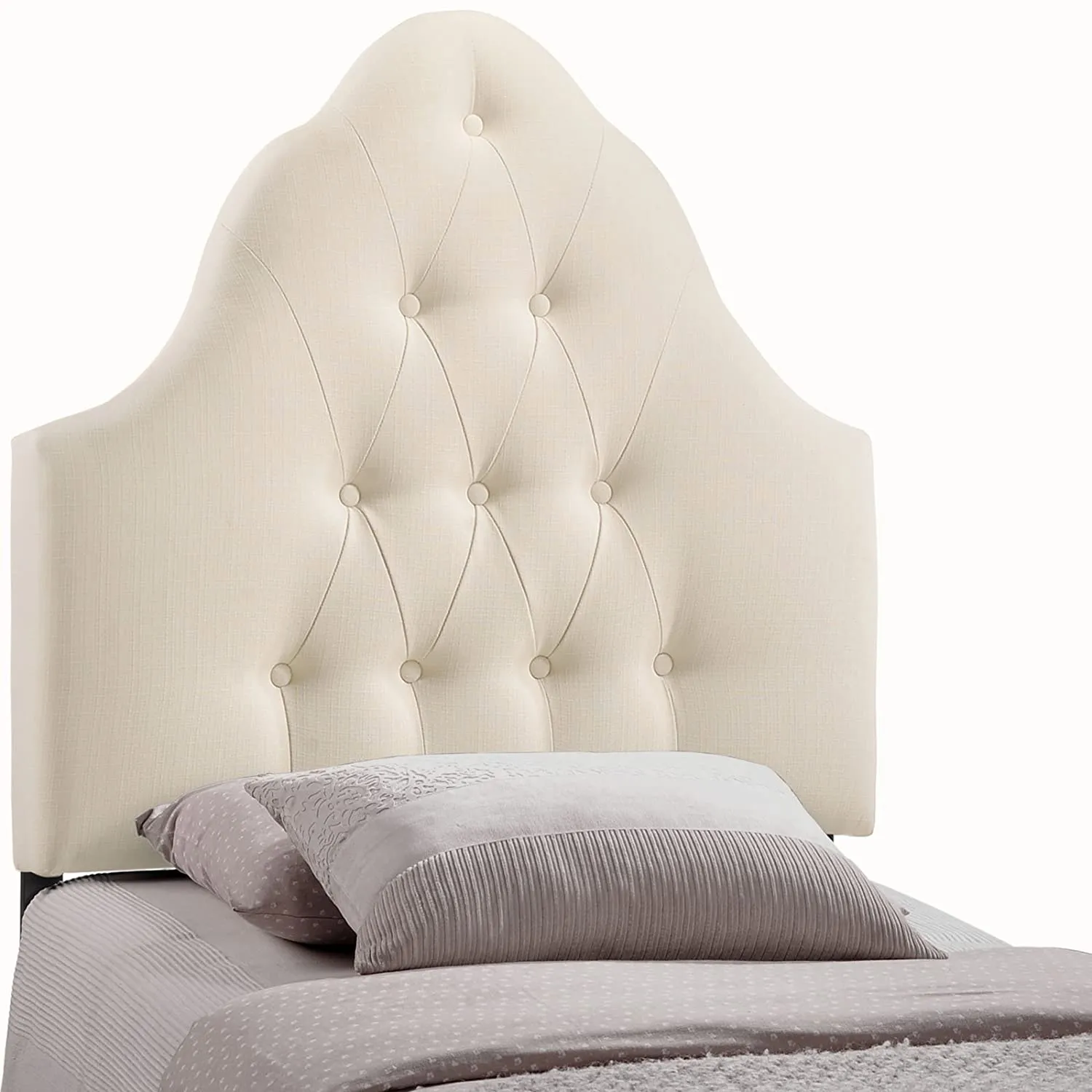 Ava Ivory Fabric Headboard