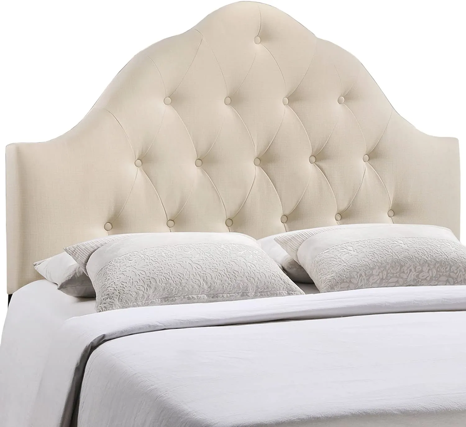 Ava Ivory Fabric Headboard