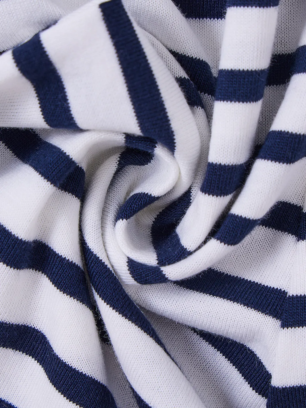 Baby Overlap Overall - White/Navy