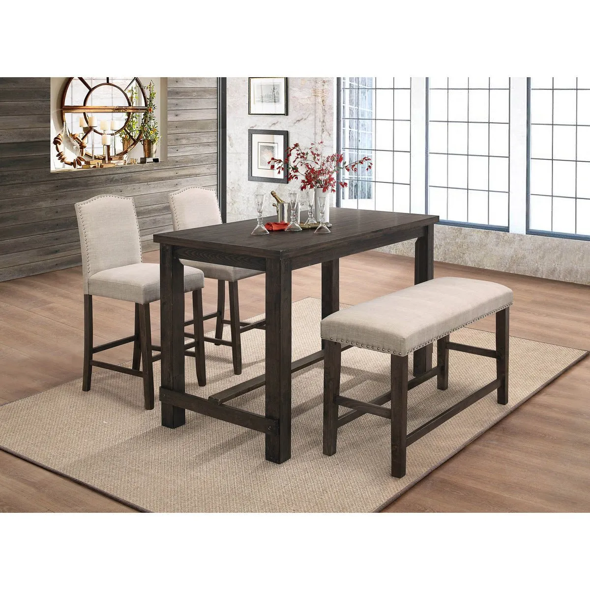 Bartell Counter-Height Bench
