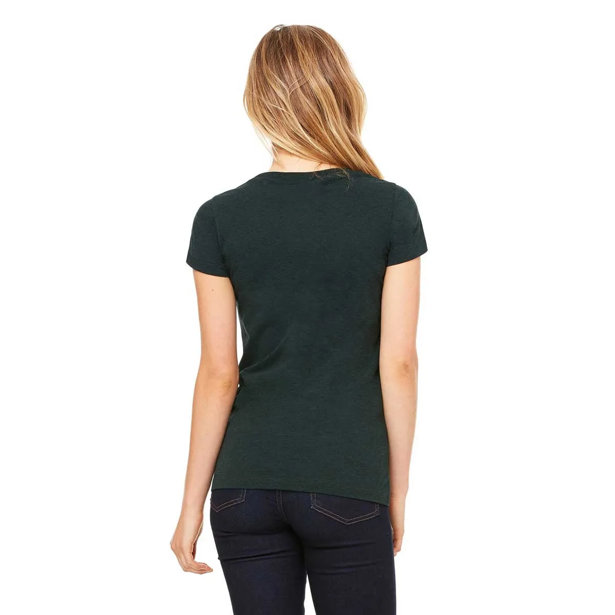 Bella   Canvas Women's Emerald Triblend Short-Sleeve T-Shirt