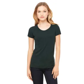 Bella   Canvas Women's Emerald Triblend Short-Sleeve T-Shirt