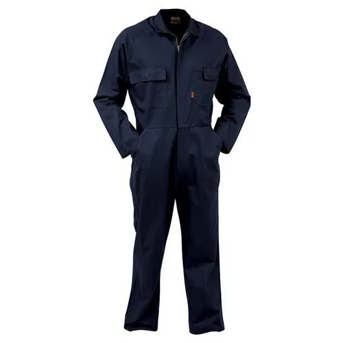 Bison Overall Workzone Polycotton Zip - Navy