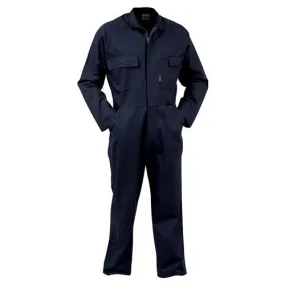 Bison Overall Workzone Polycotton Zip - Navy