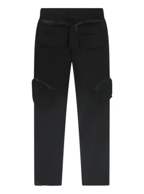 Black Nylon Joggers