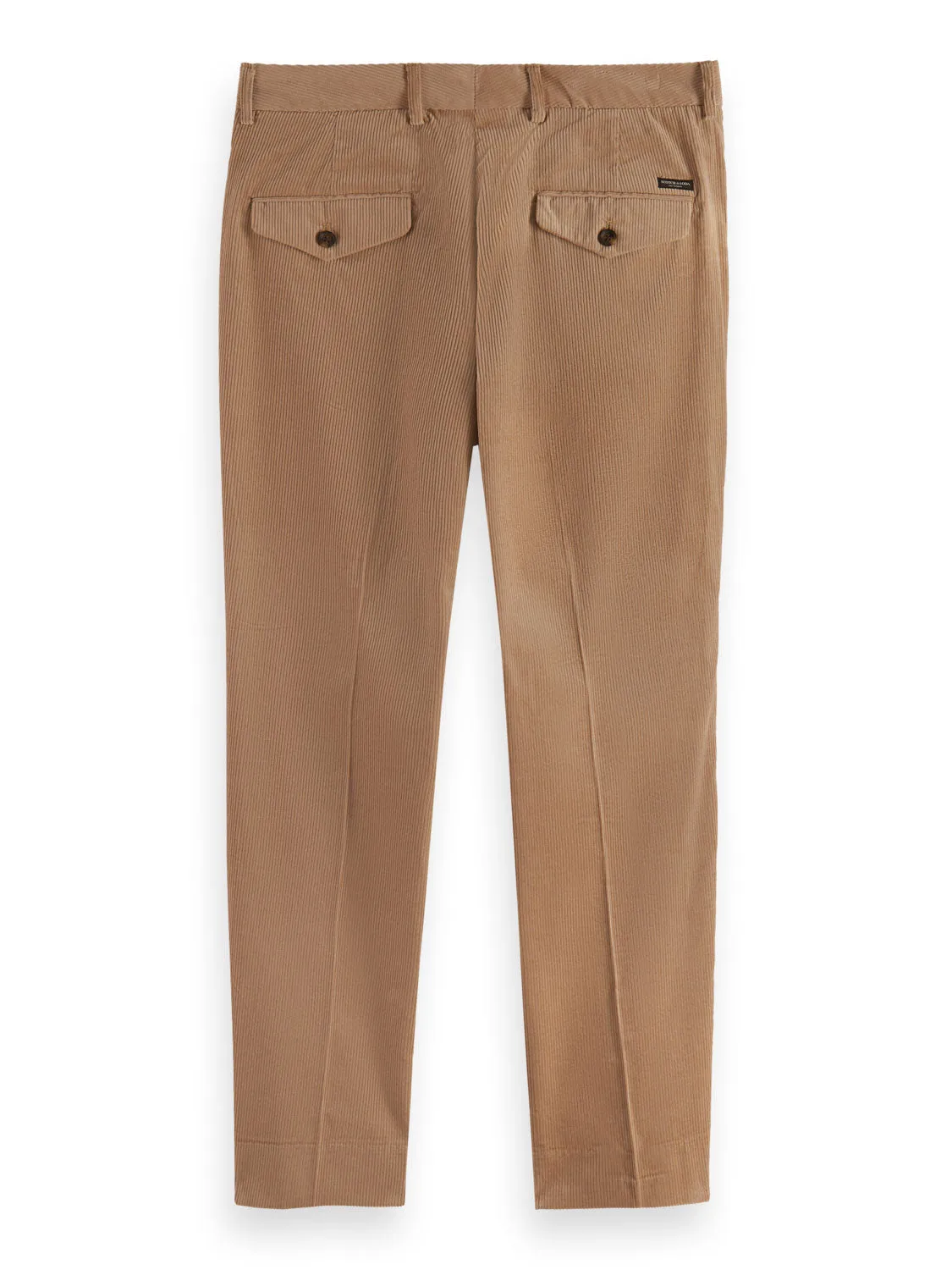 Blake Pleated Corduroy Chino in Camel