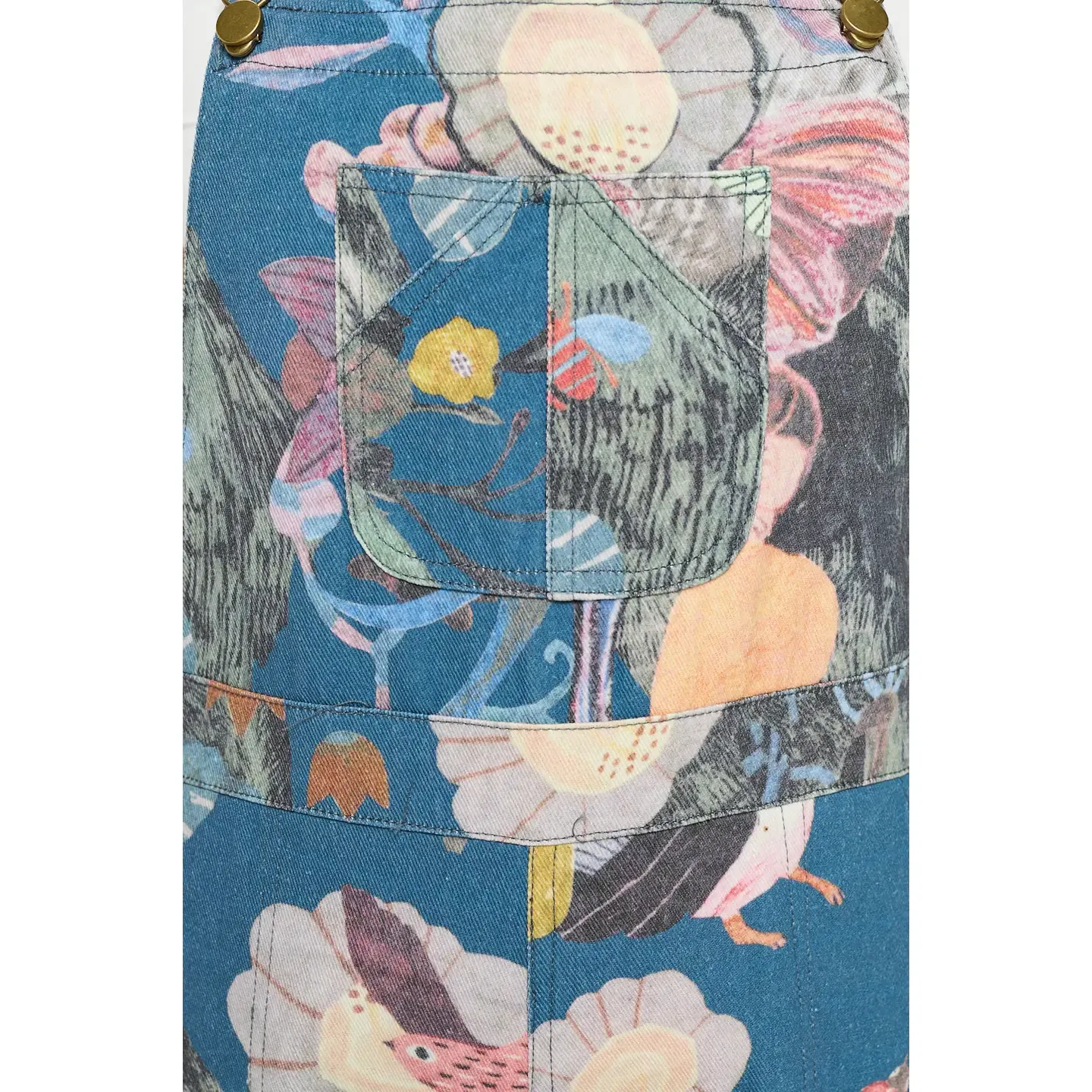 Botanical Floral Print Overall