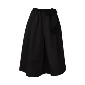 Bow Detail Midi Skirt