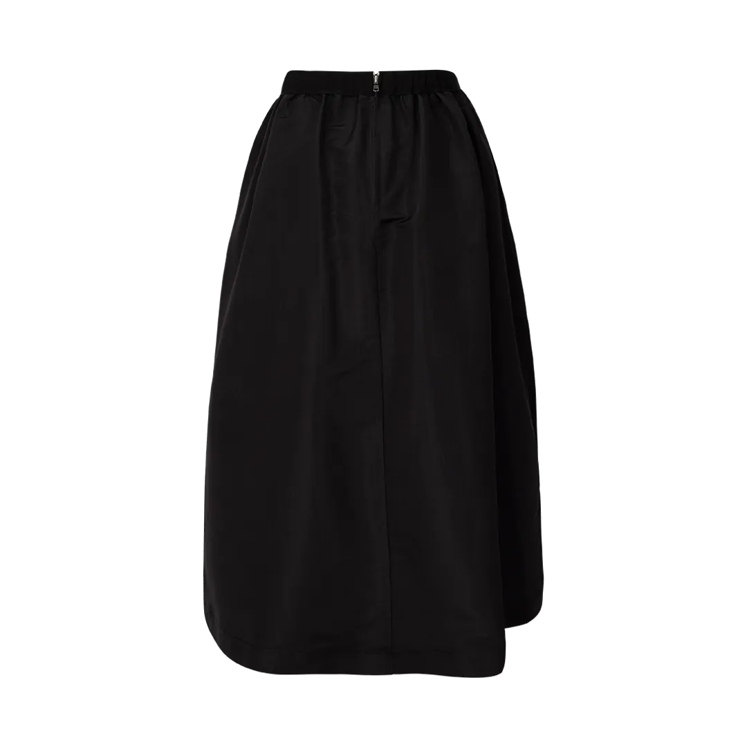 Bow Detail Midi Skirt