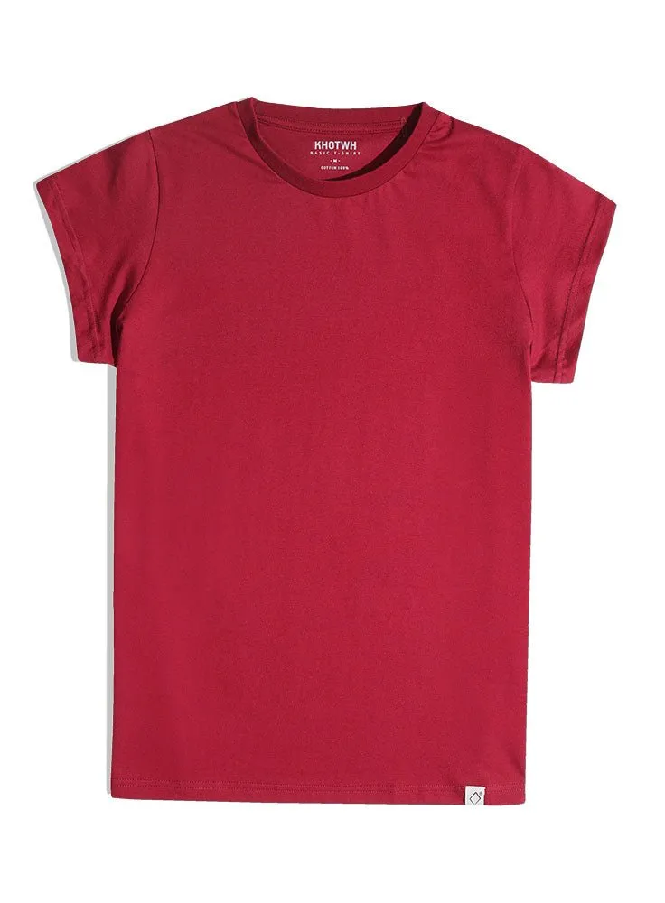 Brick Red Short-Sleeve