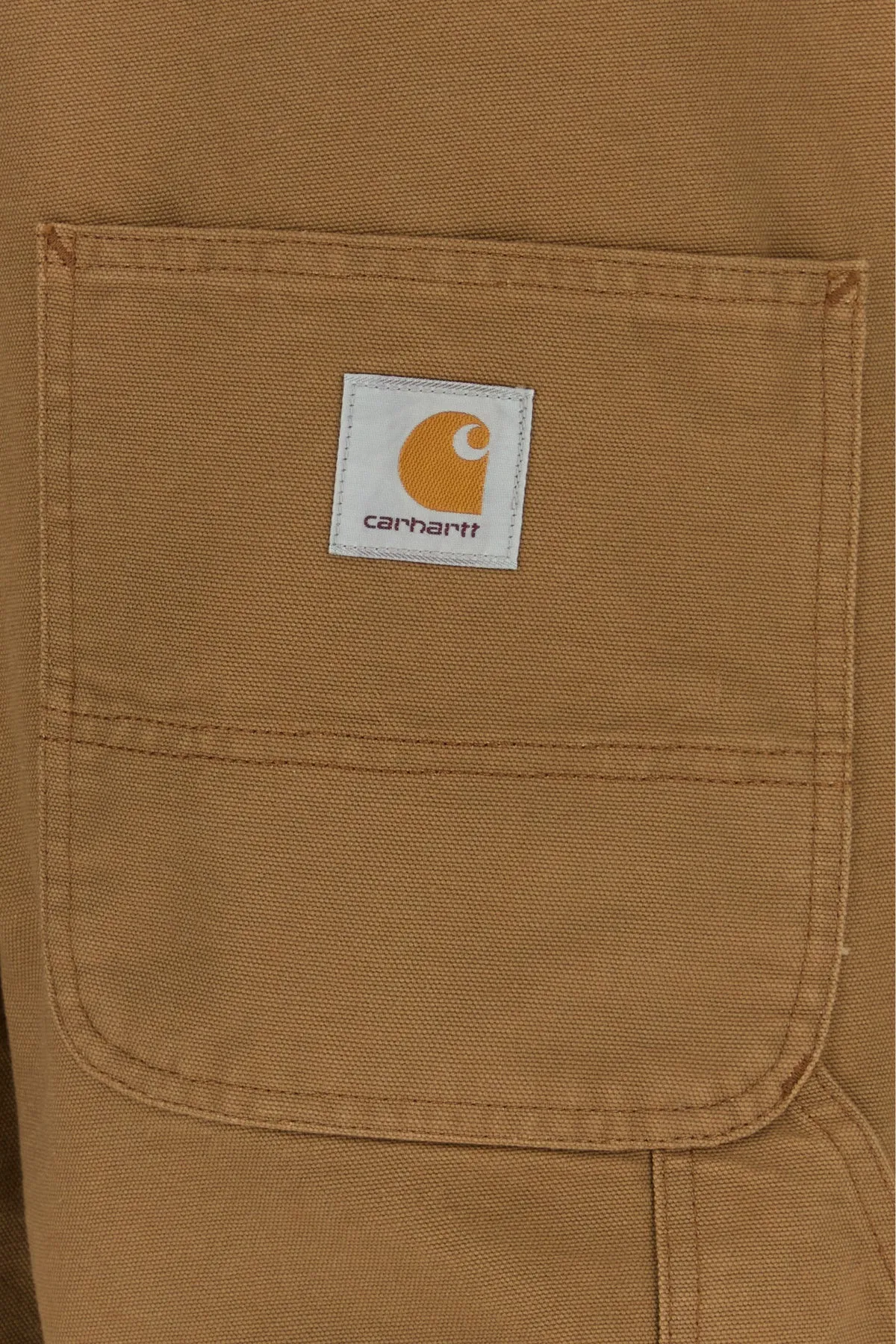 Camel denim Bib Overall