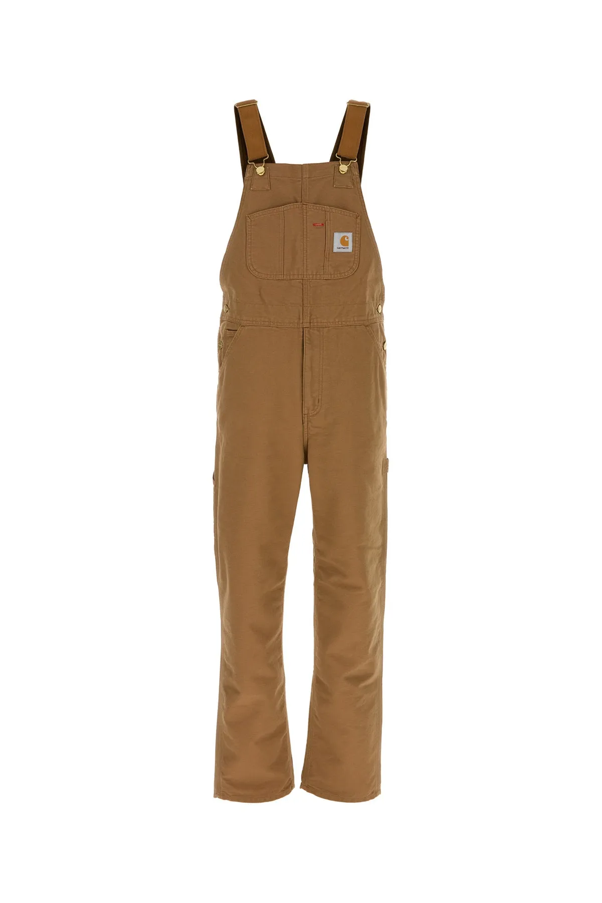 Camel denim Bib Overall