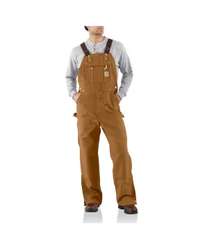 Carhartt Men's Loose Fit Firm Duck Overall Zip To Thigh (new R37) #106671