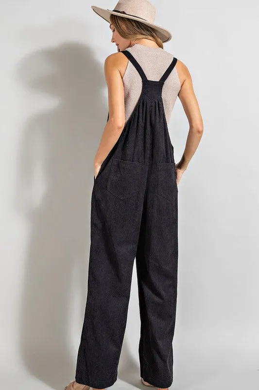 Chasing Skies Corduroy Overall Jumpsuit