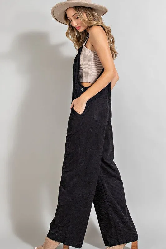 Chasing Skies Corduroy Overall Jumpsuit