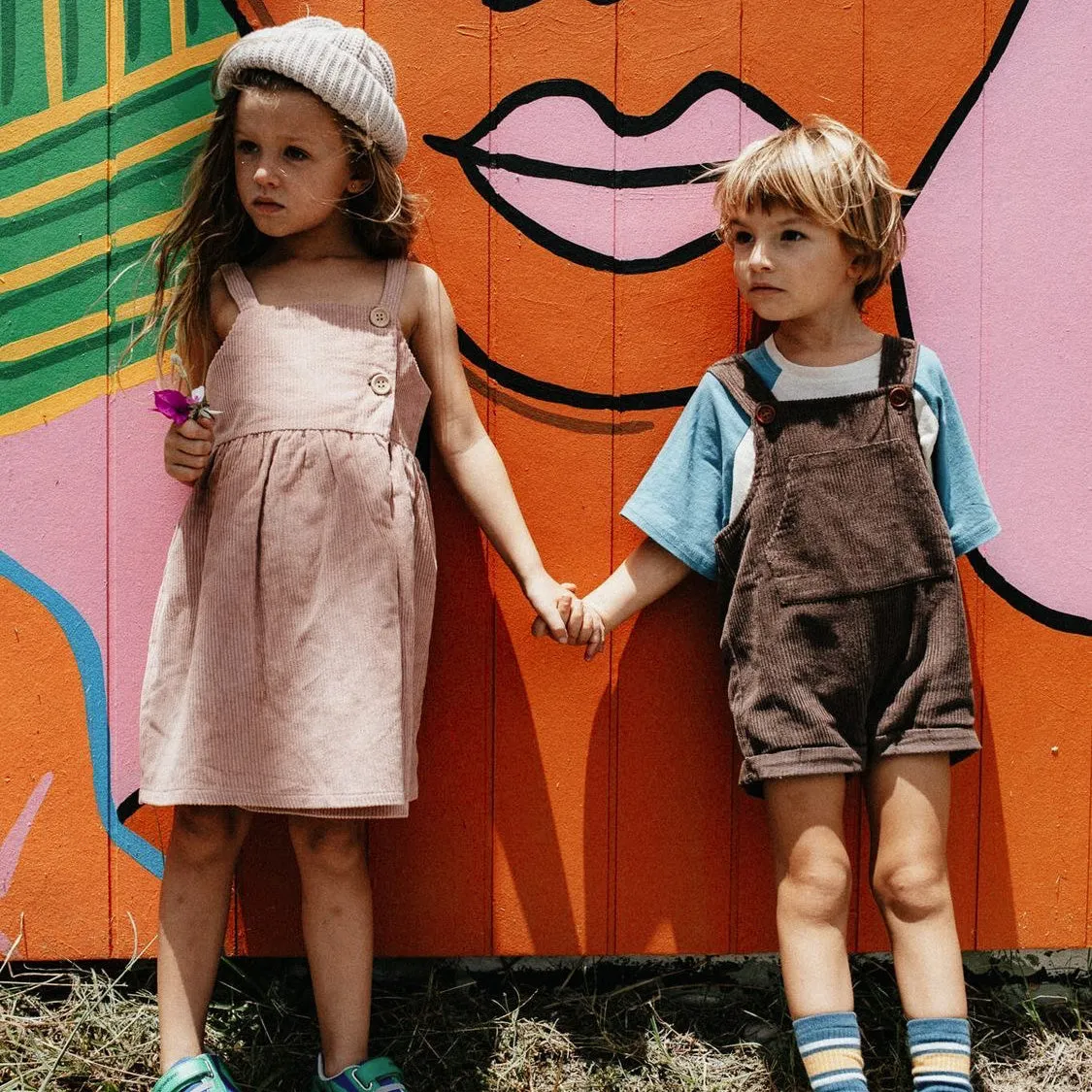 Cordie Shortie Corduroy Overalls - Now in Five Colourways!