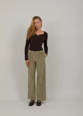 COSTER COPENHAGEN - Corduroy Petra Pants FALL LEAVES