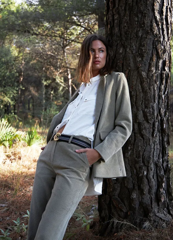 COSTER COPENHAGEN - Corduroy Petra Pants FALL LEAVES