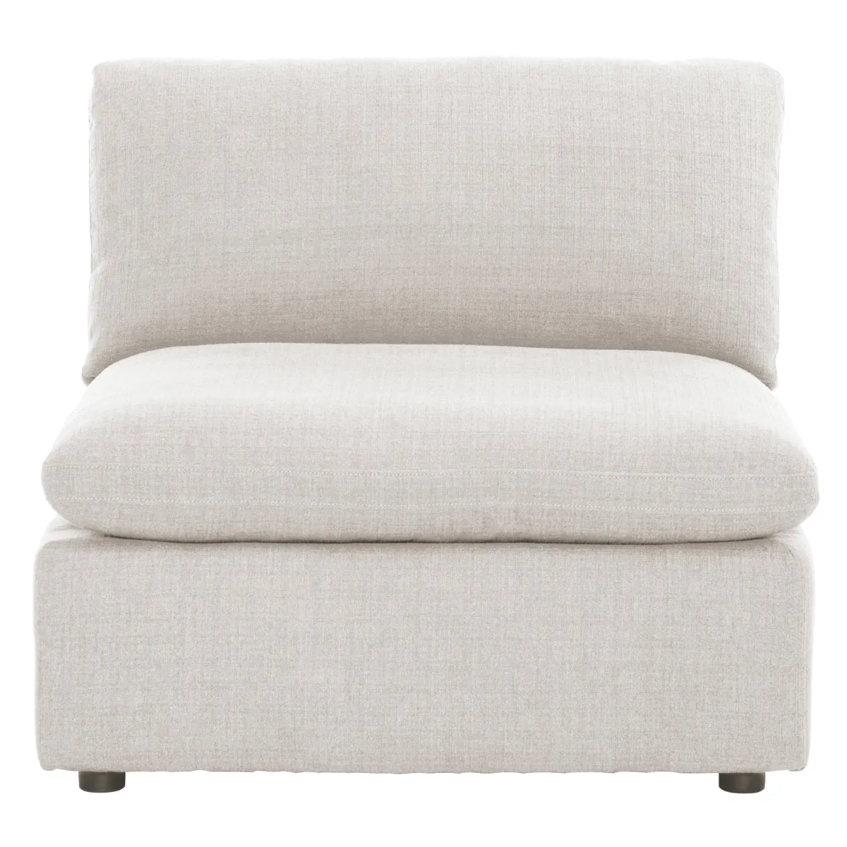 CozyCurve Armless Accent Chair