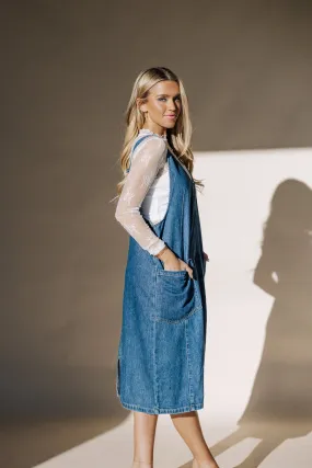 Darcy Denim Overall Dress