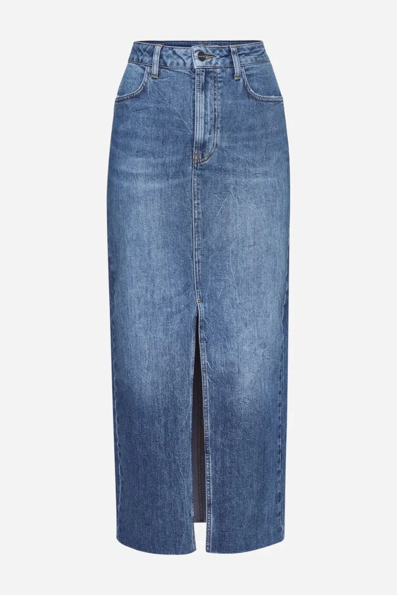Denim-Rock in figurnahem Schnitt