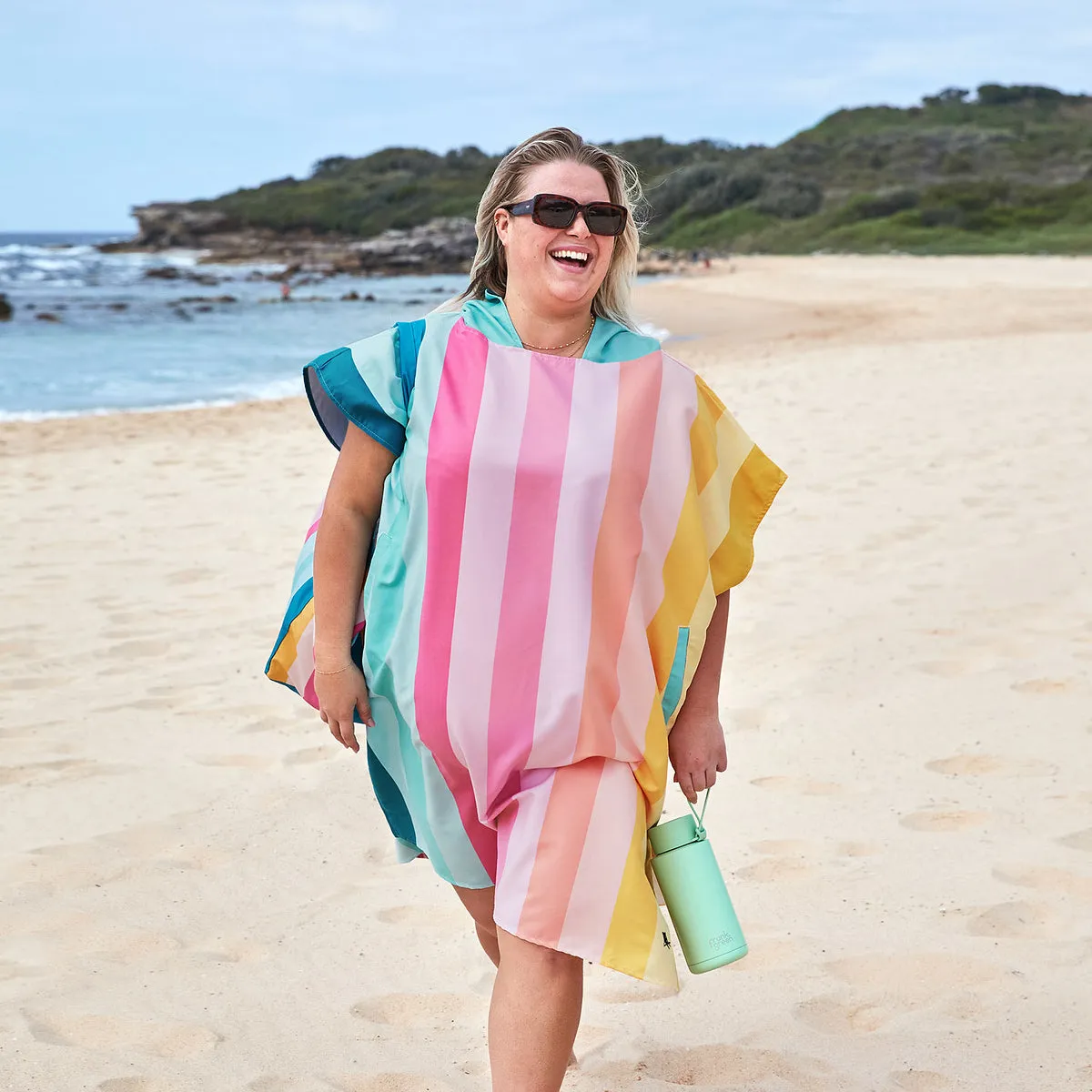 Dock & Bay Poncho Adults - Coastal Candy