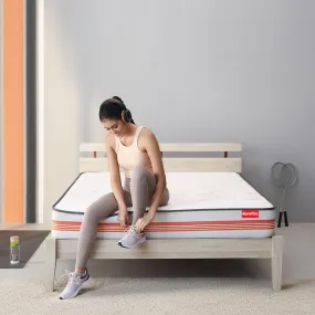 duroflex Boltt 3 Zoned NRG Layer Medium Firm Queen Size 7 inch Bonnell Spring Mattress with Extra Air Circulation and Coolness (75 X 60 X 7Inch)