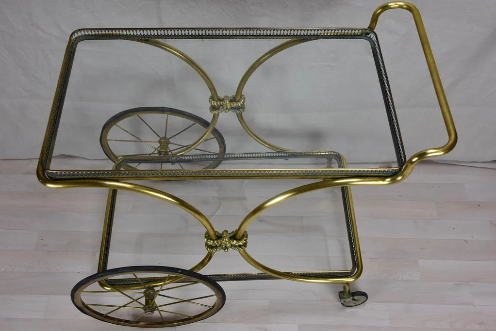 Elegant 1930's French bar cart