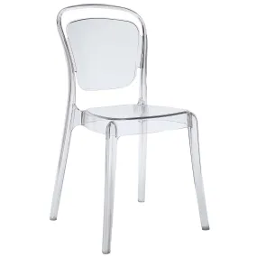 Entreat Dining Side Chair Clear EEI-1070-CLR