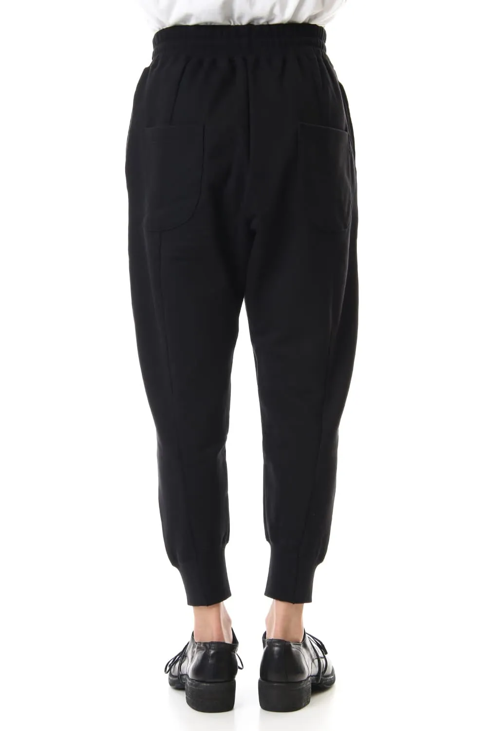 Fleece Lining Combination Pants - Black
