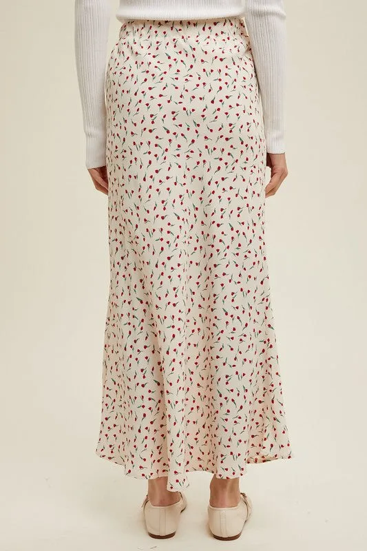 Floral Maxi Pencil Skirt