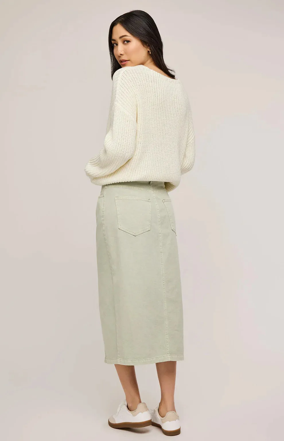 Georgia Midi Skirt - Cactus