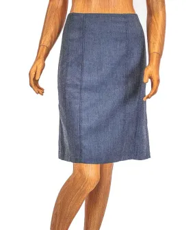 Grey Pencil Skirt