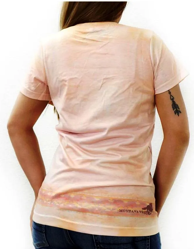 Horse Art by Laura Prindle Ladies T-Shirt